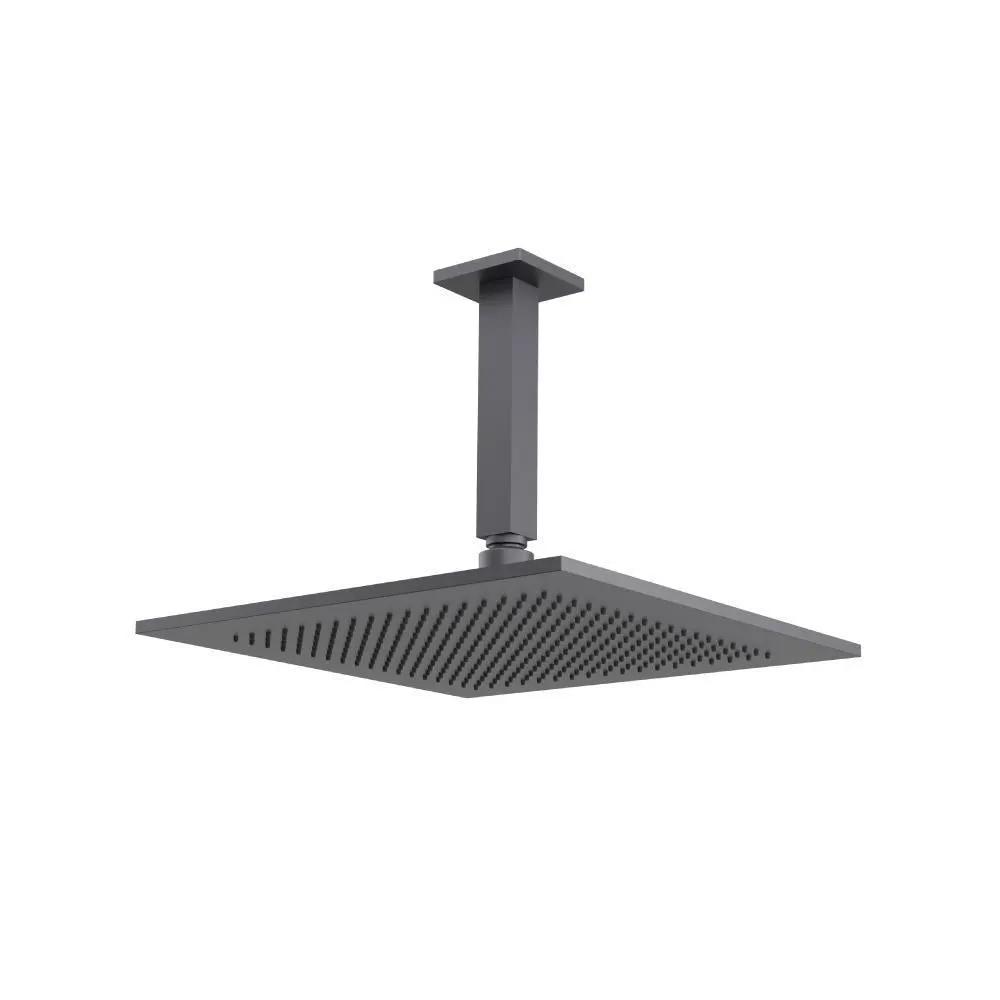 Flusso 12" Rain Head with 6" Ceiling Mount Arm by Flusso