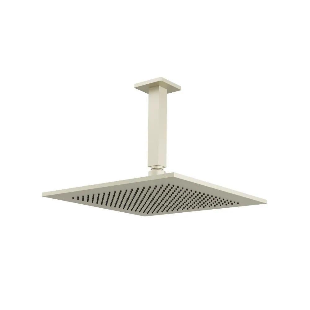 Flusso 12" Rain Head with 6" Ceiling Mount Arm by Flusso