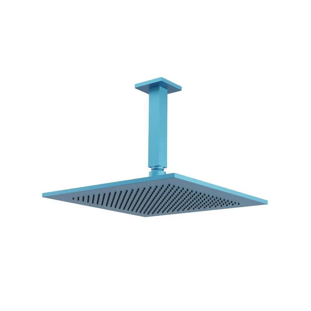 Flusso 12" Rain Head with 6" Ceiling Mount Arm by Flusso