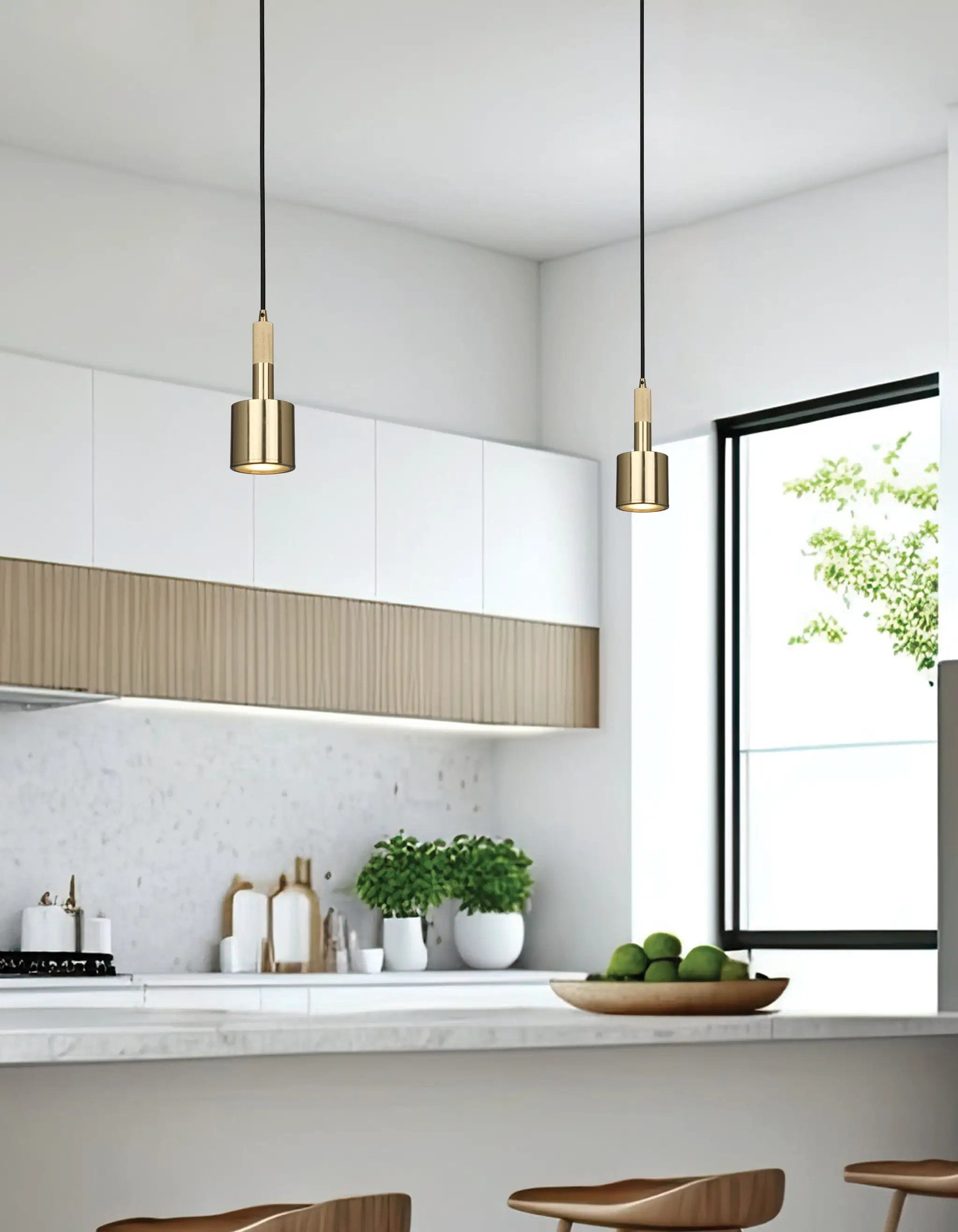 aged brass pendants