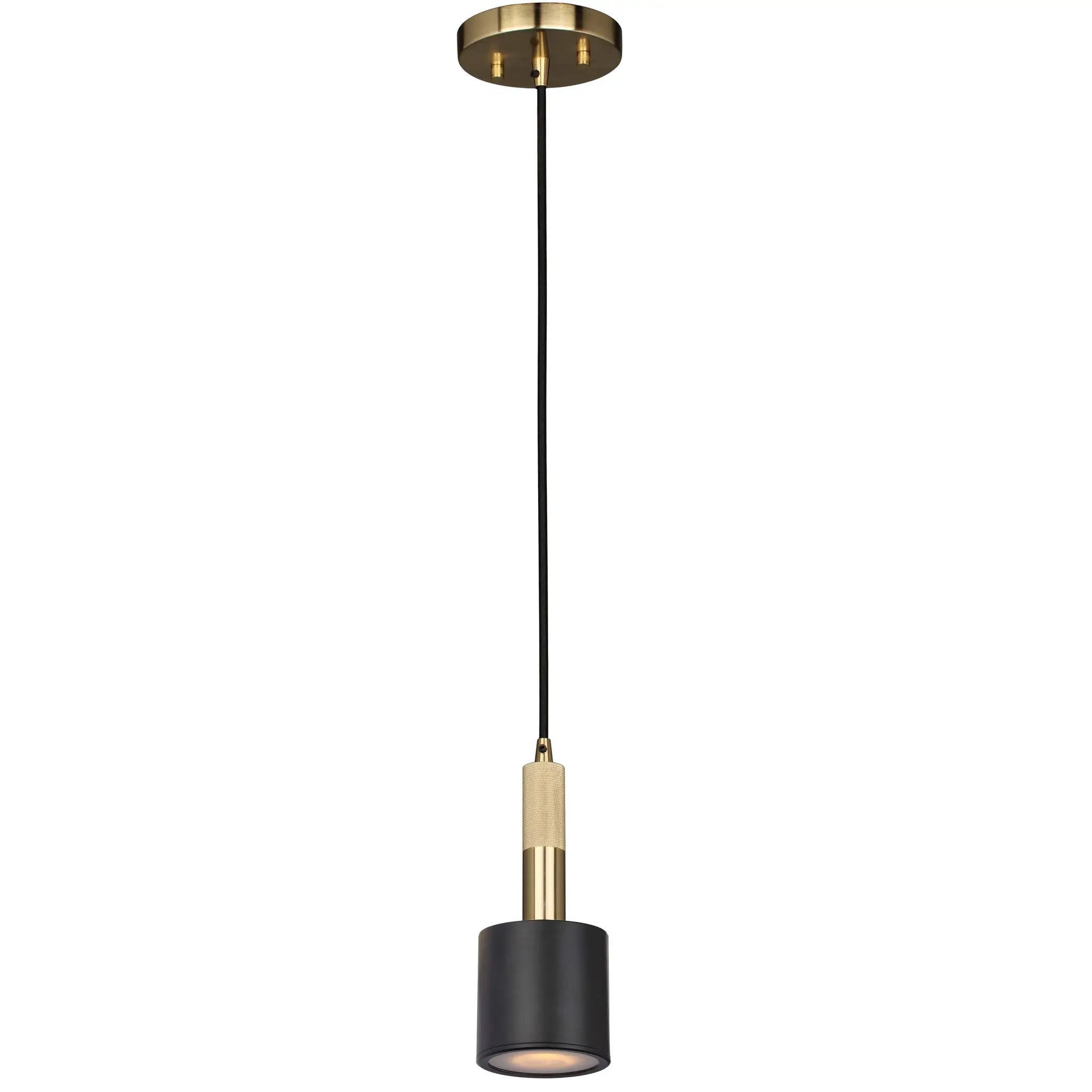 Dainolite 1 Light Pendant with Frosted Diffuser by Dainolite