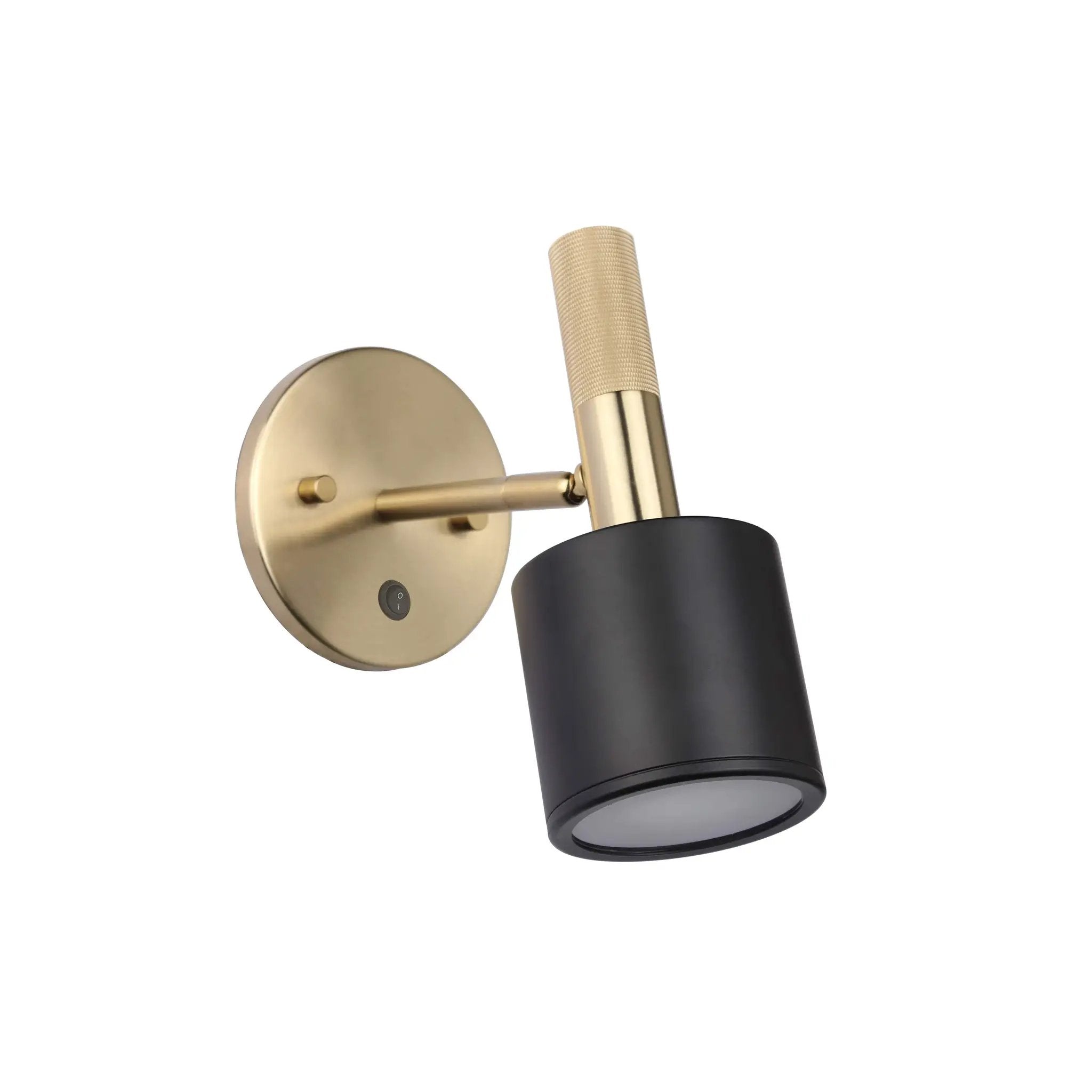 Dainolite 1 Light Halogen Wall with Frosted Diffuser by Dainolite