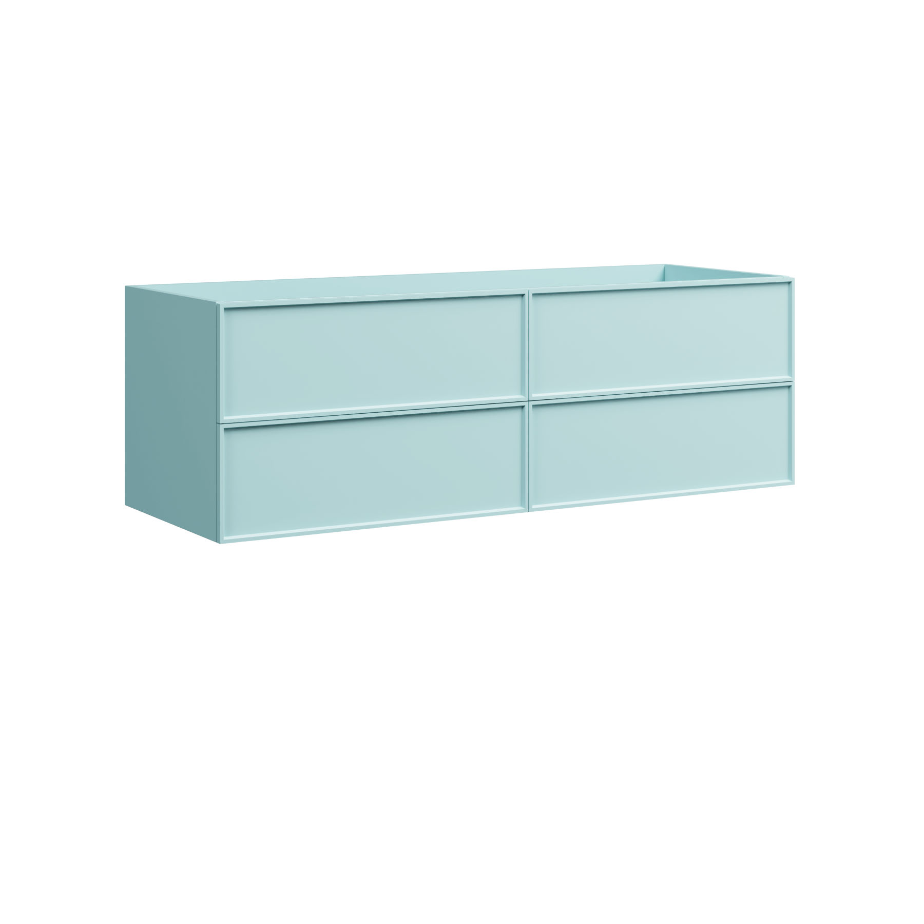 Timberline Roxbury 60" x 21" x 20" Wall Mounted Double Vanity