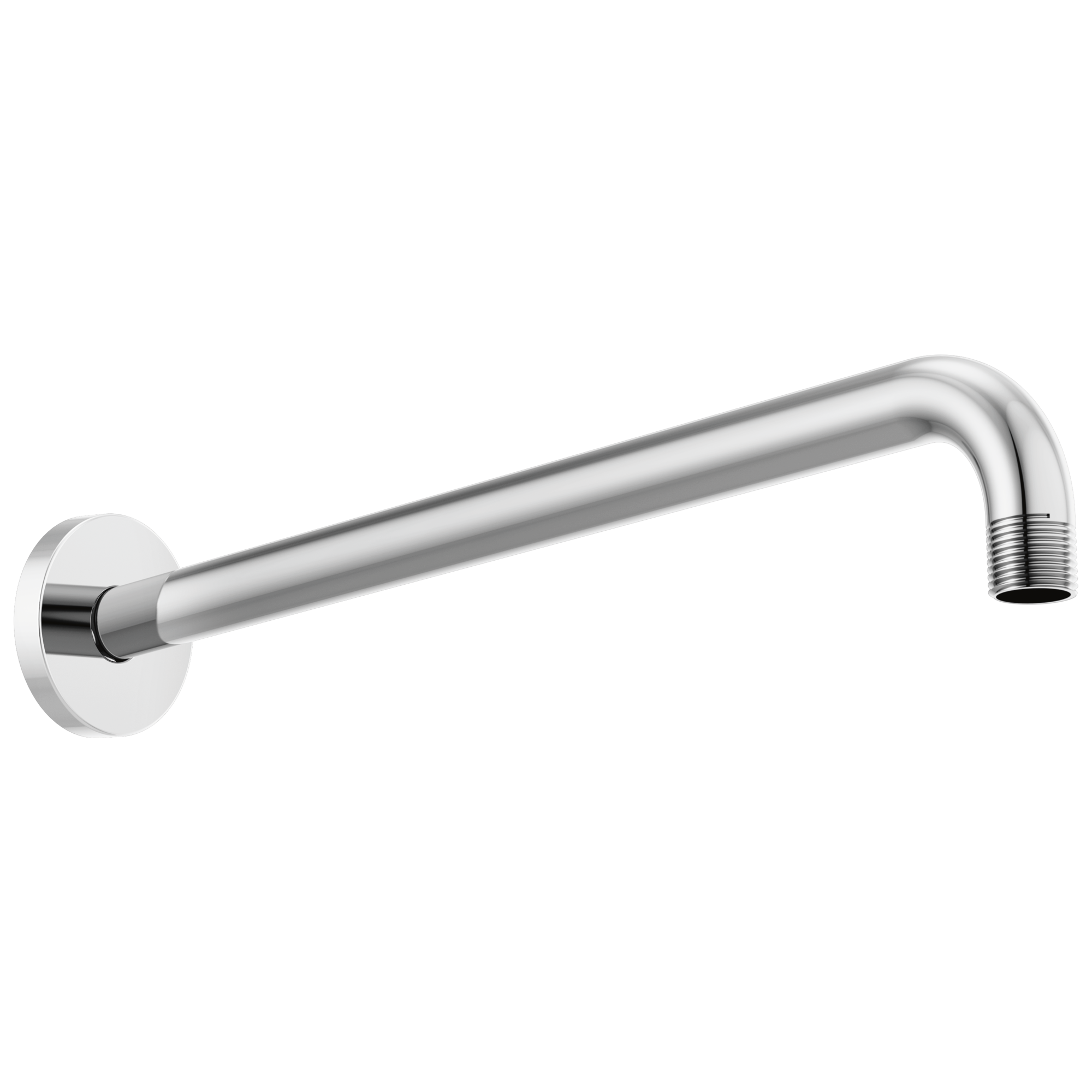 chrome shower arm and flange