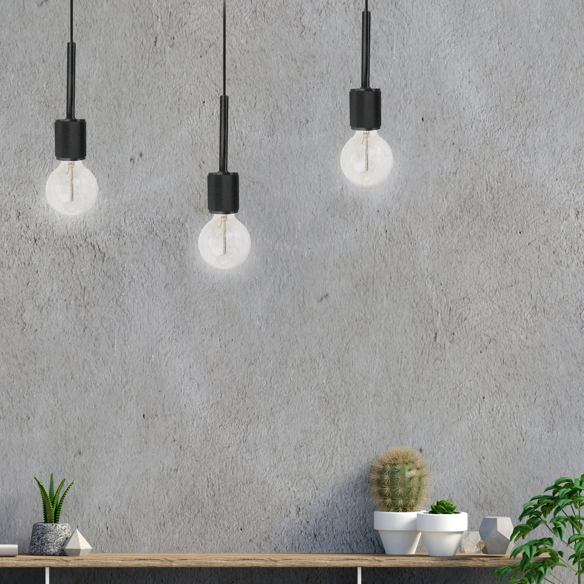 matte black pendants