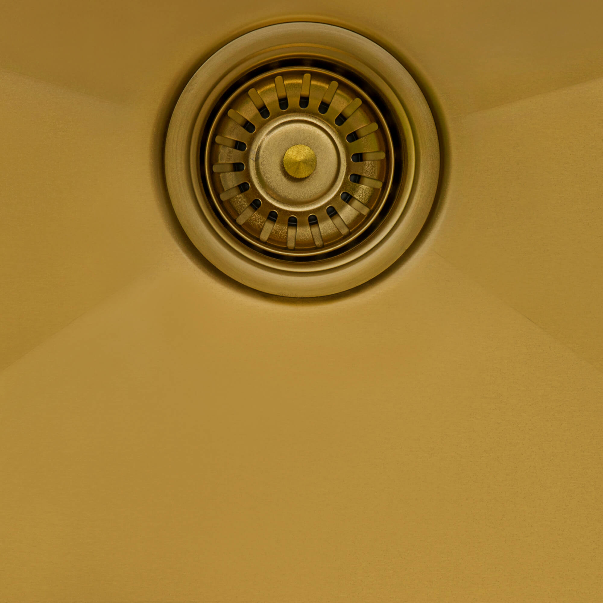 matte gold kitchen sink