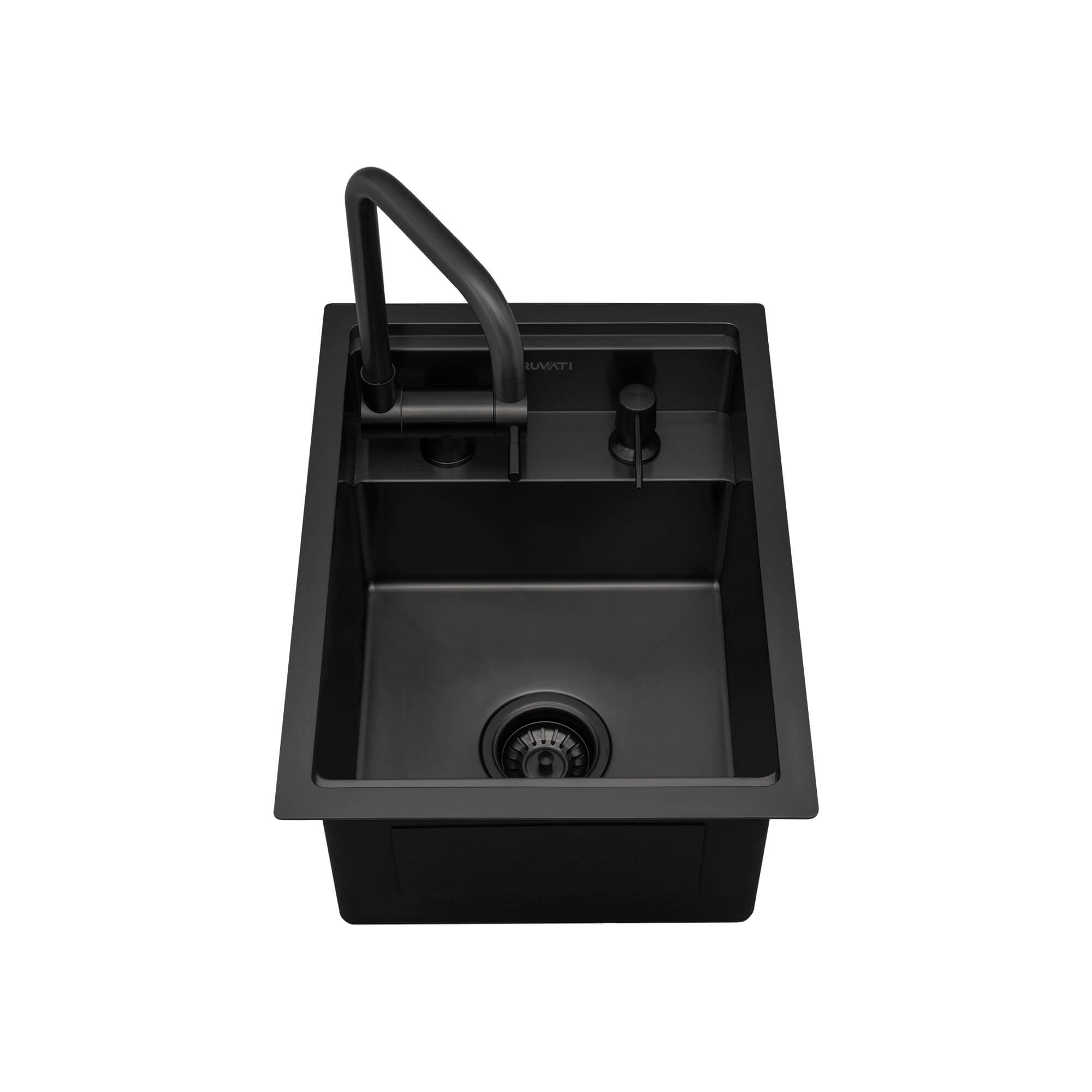 gunmetal black kitchen sink