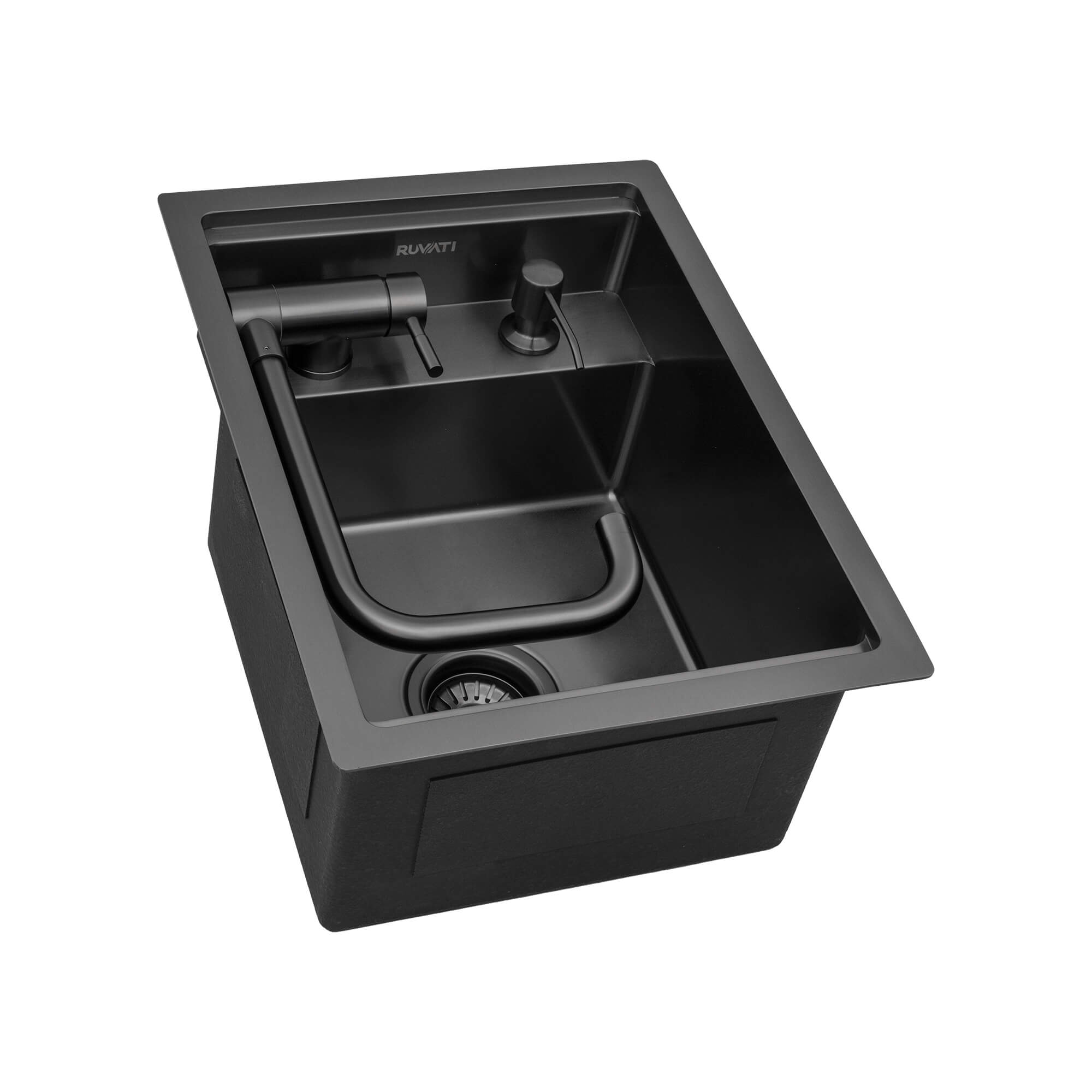 gunmetal black kitchen sink