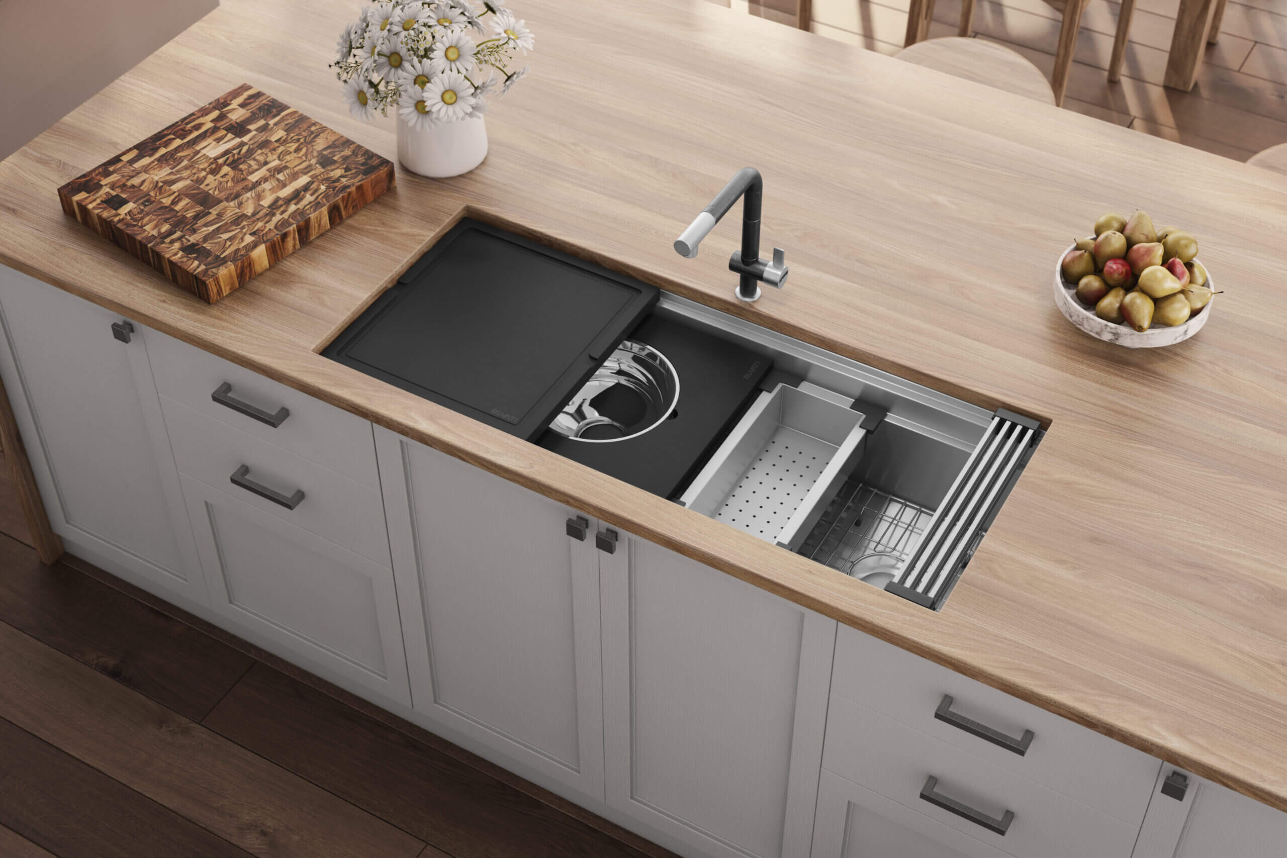 stainless steel kitchen sink