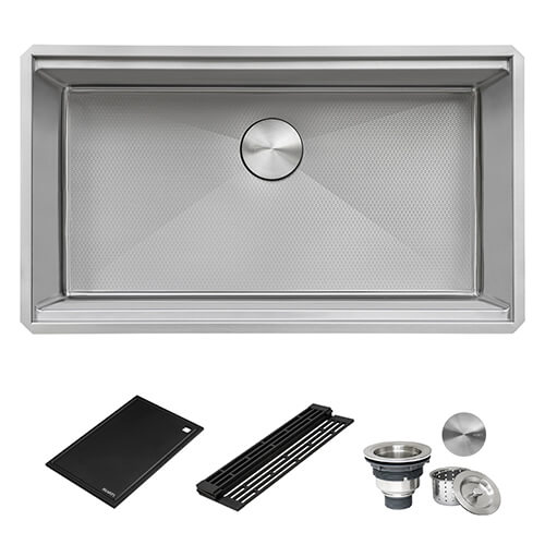 stainless steel kitchen sink