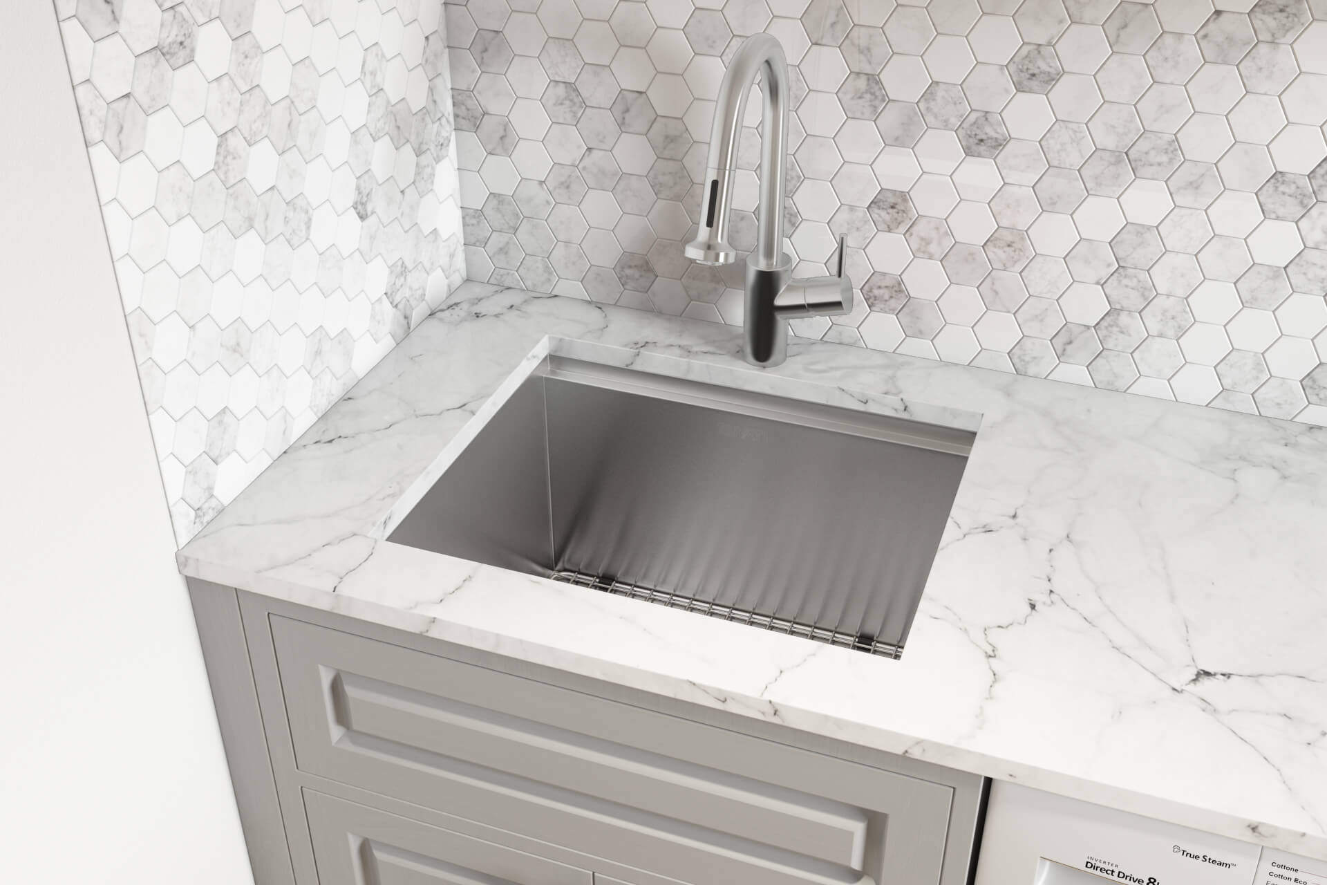 stainless steel kitchen sink