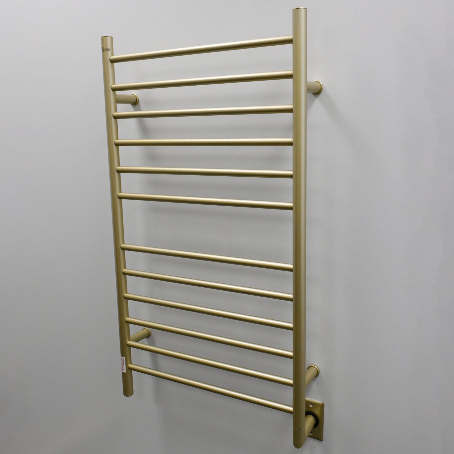 Amba Radiant Large Hardwired Straight 12 Bar Towel Warmer