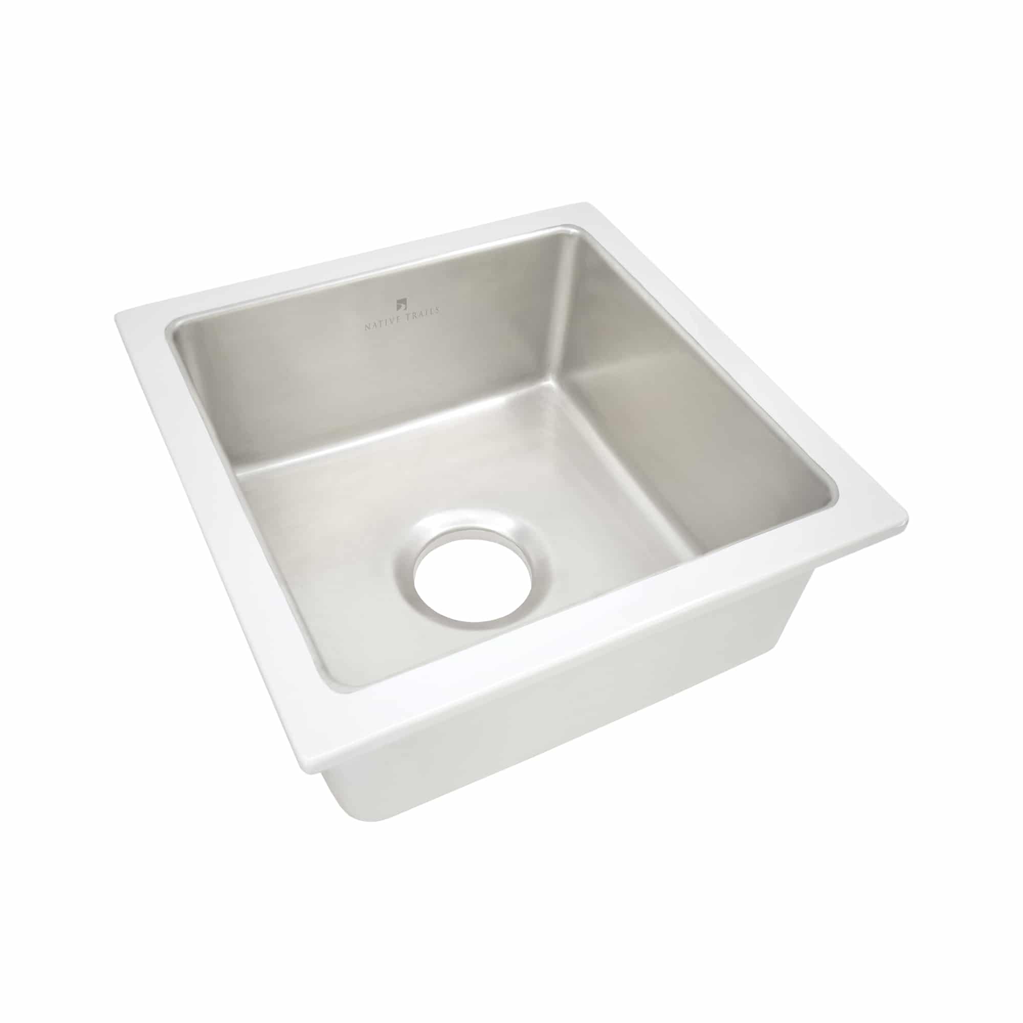 Native Trails Reveler 15.75" Fireclay Bar and Prep Kitchen Sink