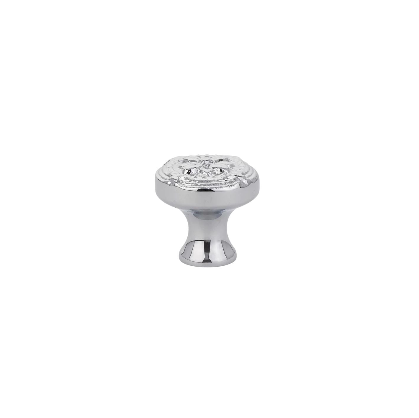 polished chrome cabinet knob