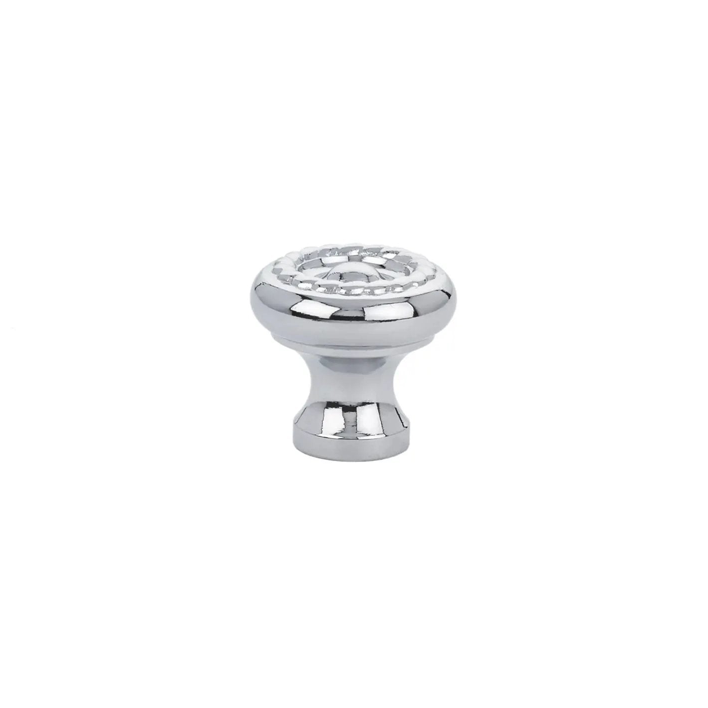 polished chrome cabinet knob
