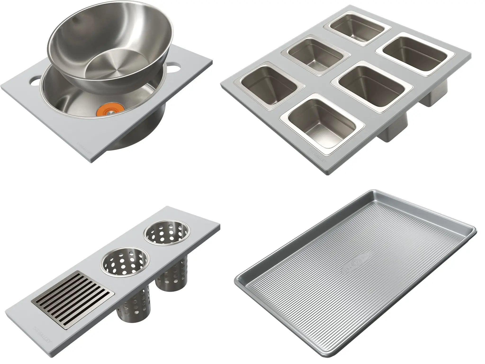 exclusive gray resin outdoor kit