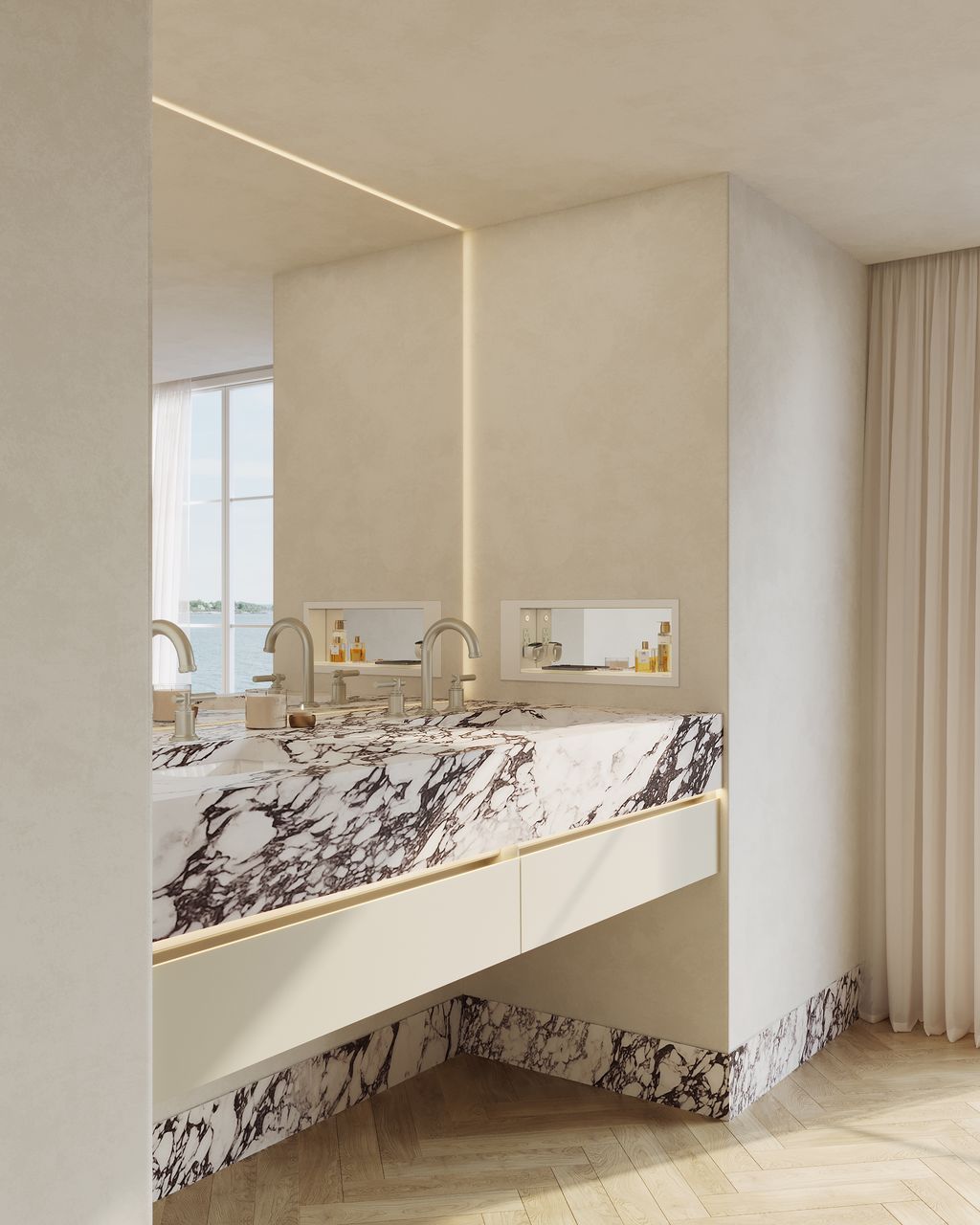 white bathroom medicine cabinet