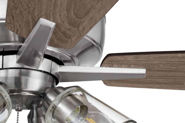 brushed polished nickel ceiling fans
