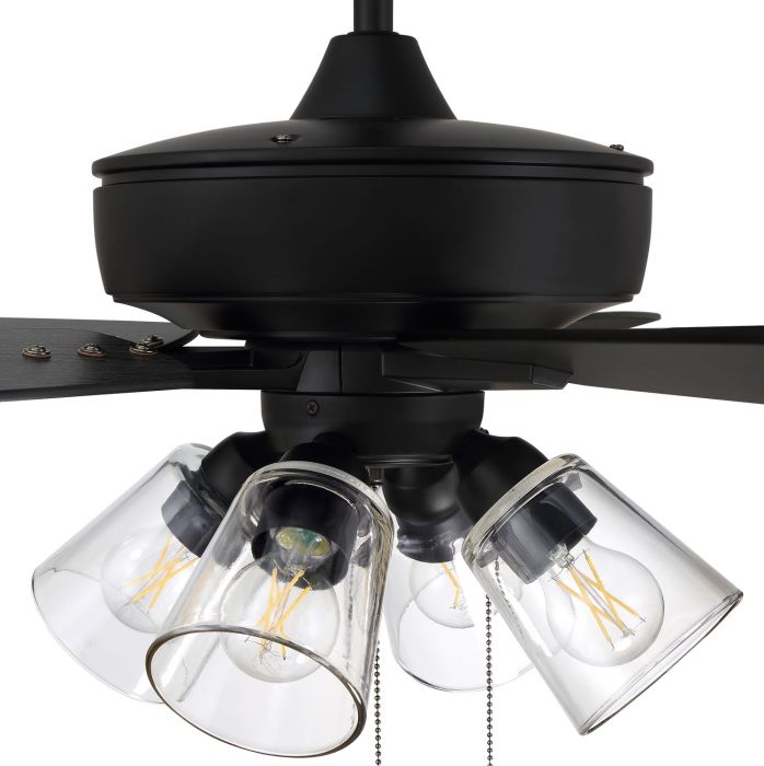 flat black ceiling fans