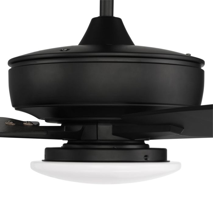 flat black ceiling fans