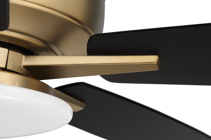 satin brass ceiling fans