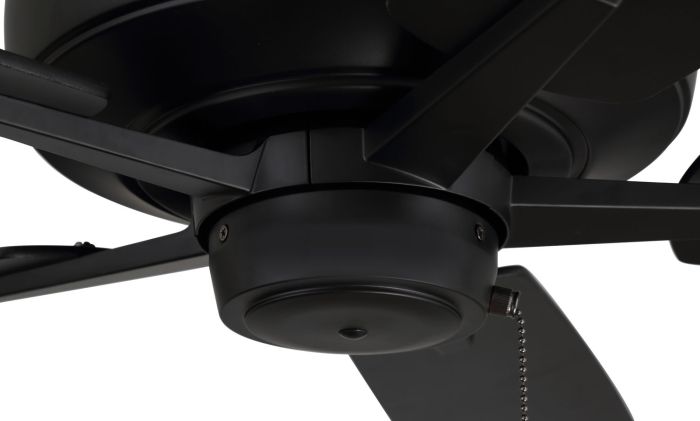 flat black ceiling fans