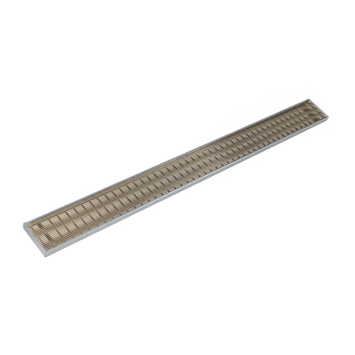 Infinity Drain 60" S-PVC Series Complete Kit with 4" Wedge Wire Grate