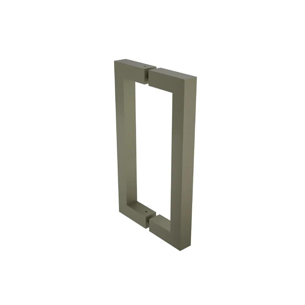Flusso 8" Back-To-Back Square Shower Door Pull Handle by Flusso