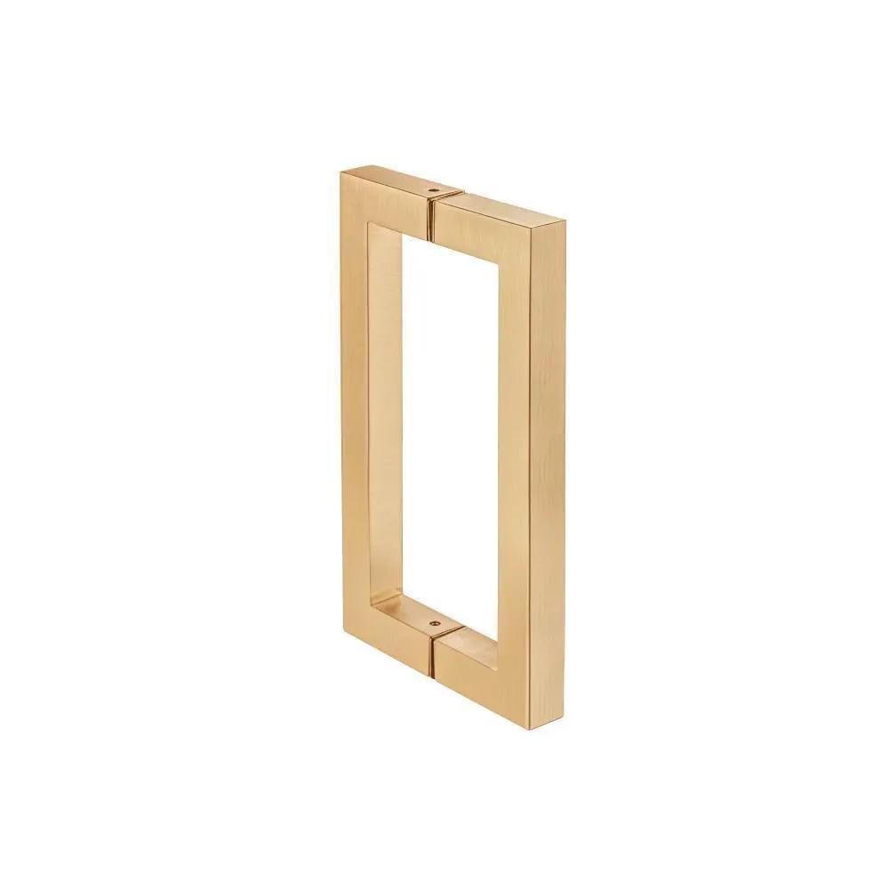 Flusso 8" Back-To-Back Square Shower Door Pull Handle by Flusso