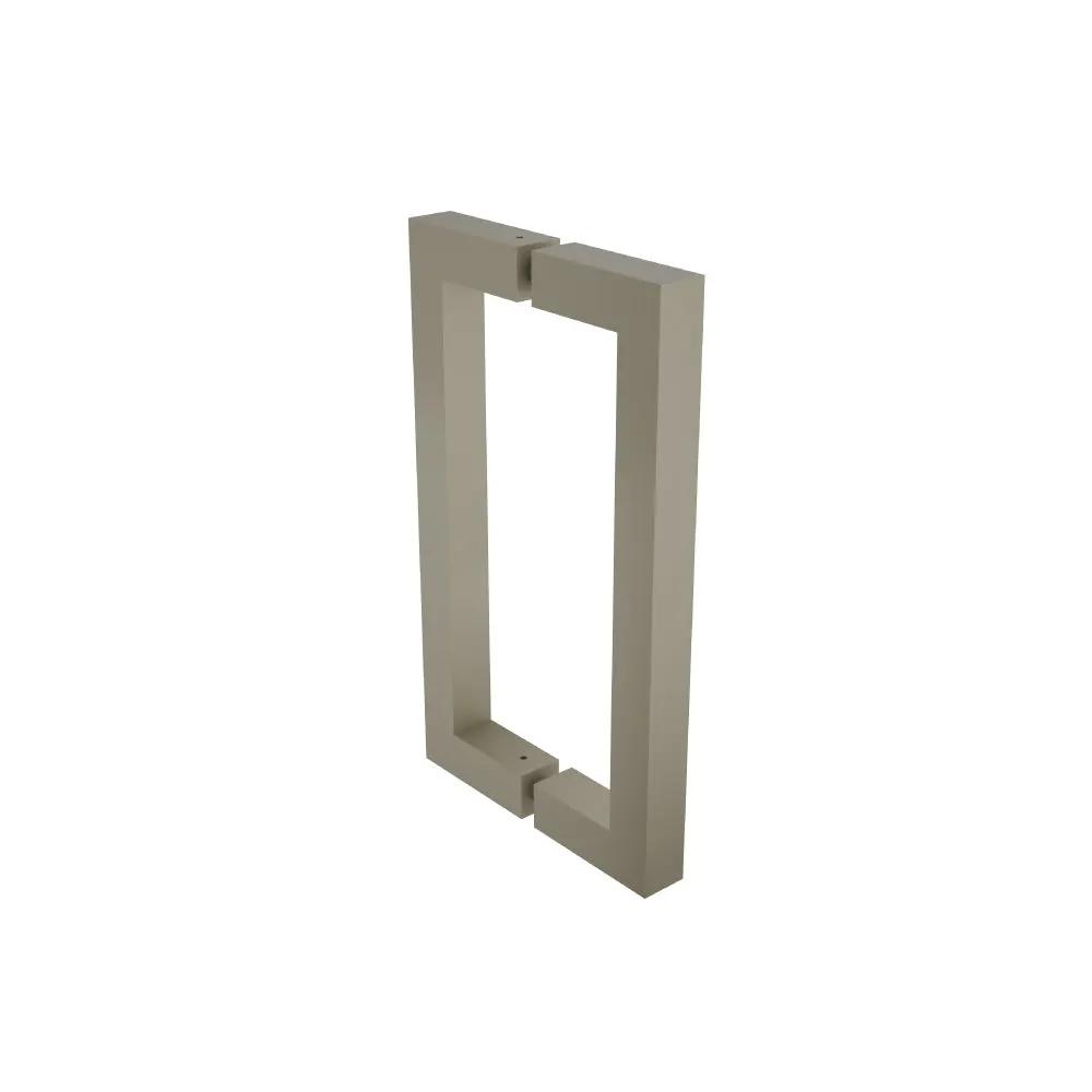 Flusso 8" Back-To-Back Square Shower Door Pull Handle by Flusso