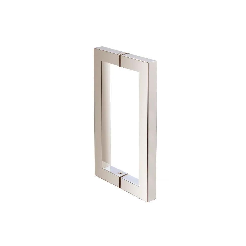 Flusso 8" Back-To-Back Square Shower Door Pull Handle by Flusso
