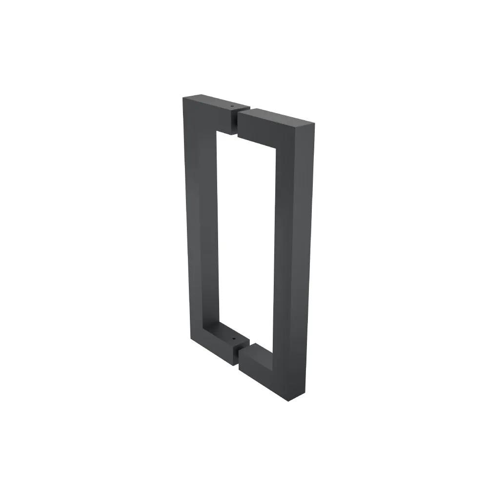 Flusso 8" Back-To-Back Square Shower Door Pull Handle by Flusso