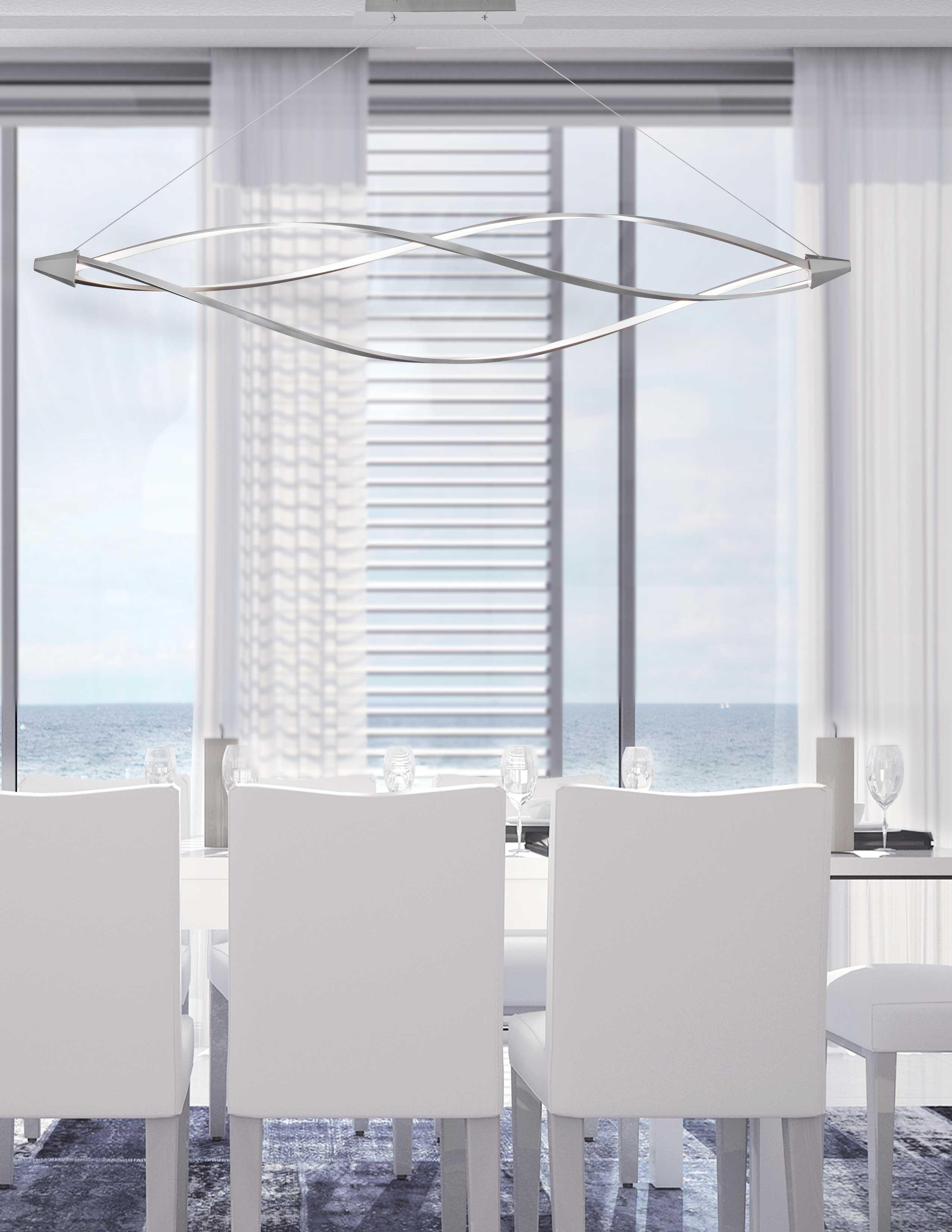 satin chrome pendants