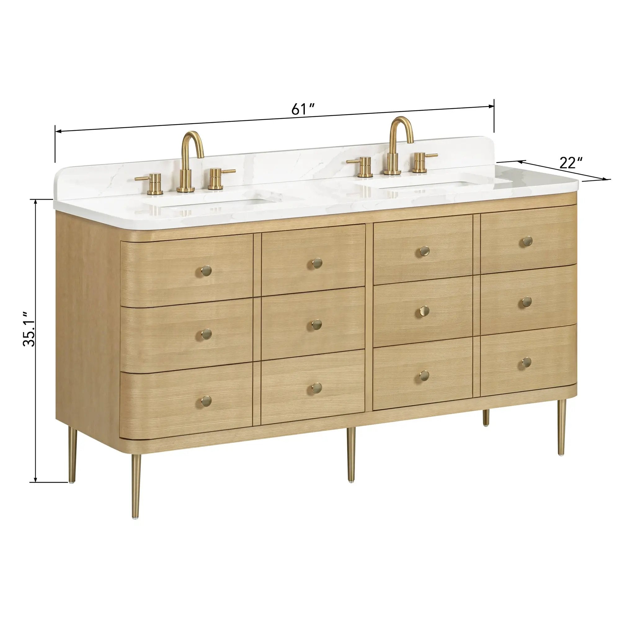 dimension image vanity set