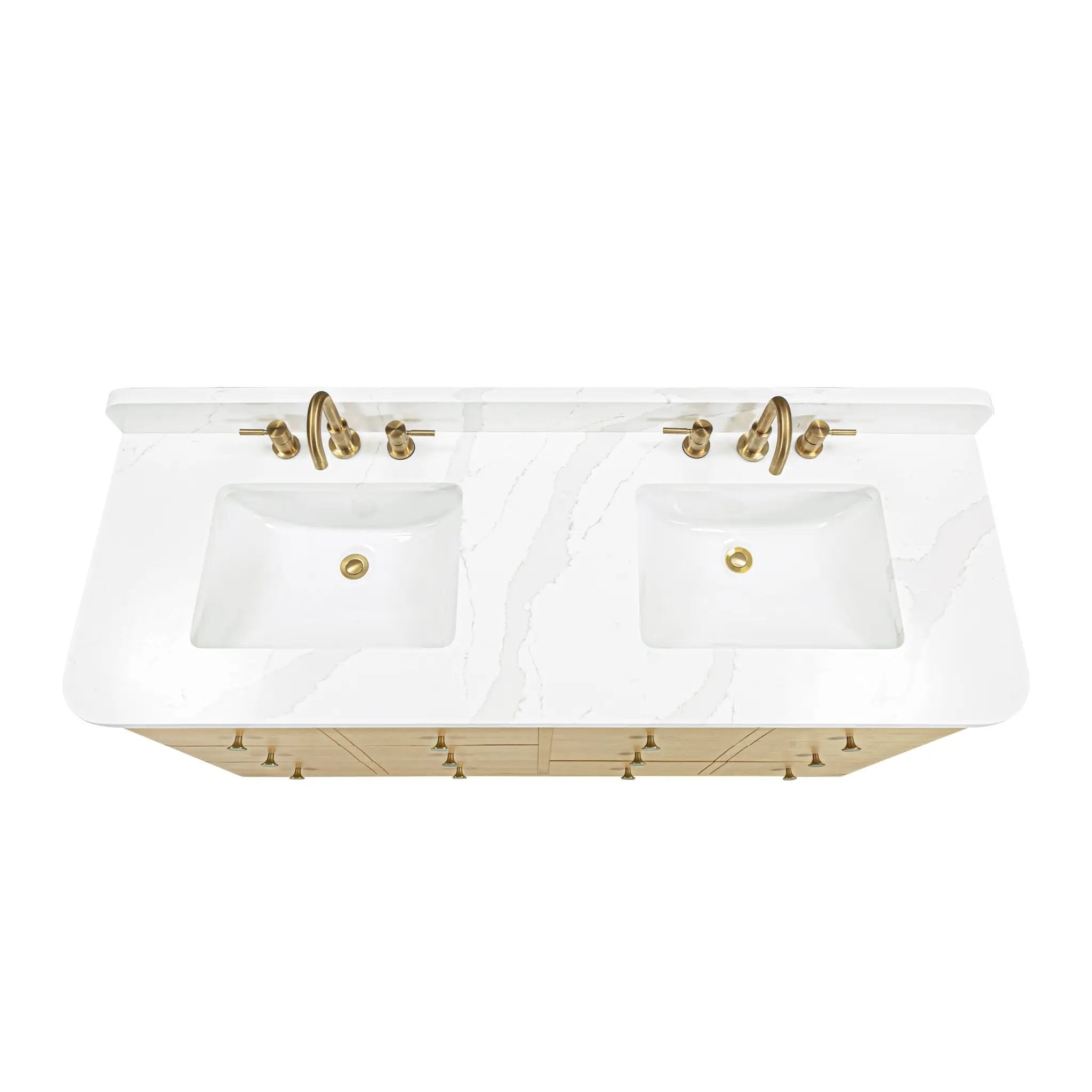 white oak vanity set