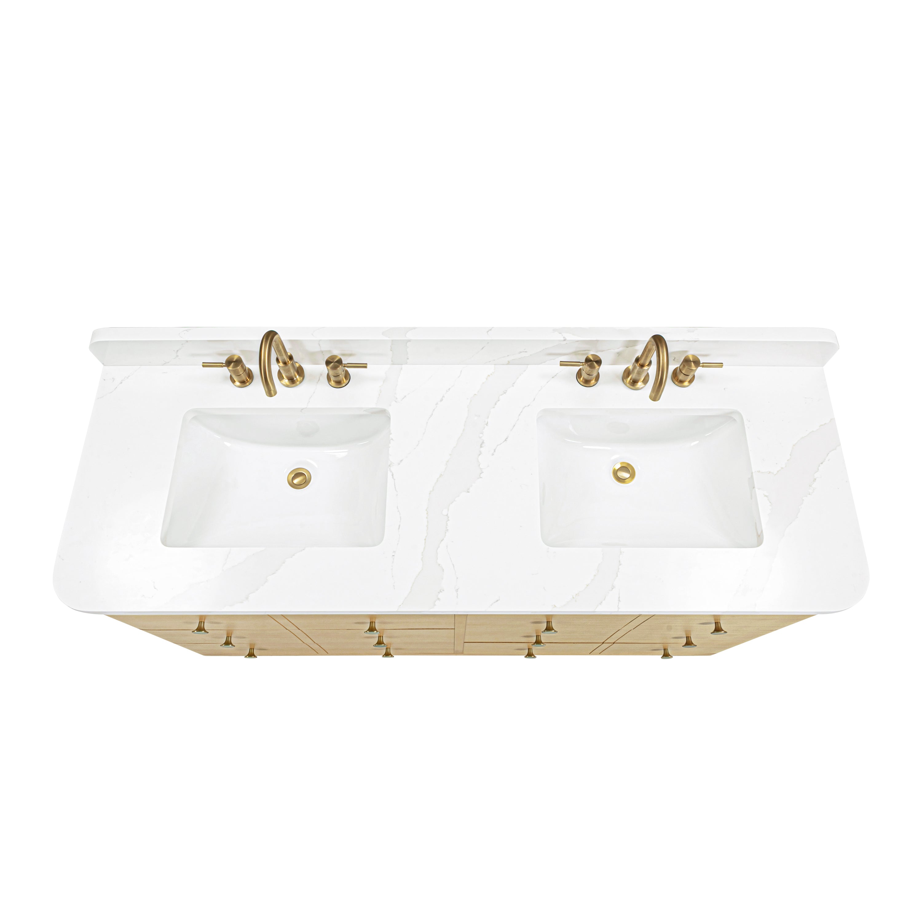 white oak vanity set