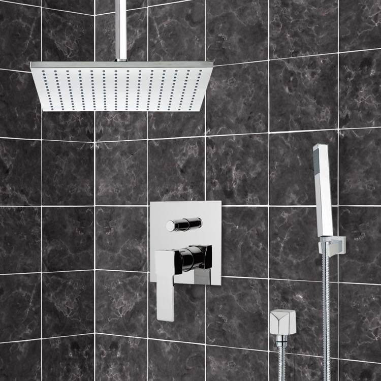 chrome shower system