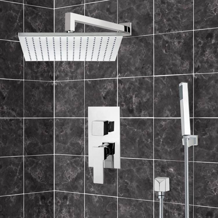 chrome shower system