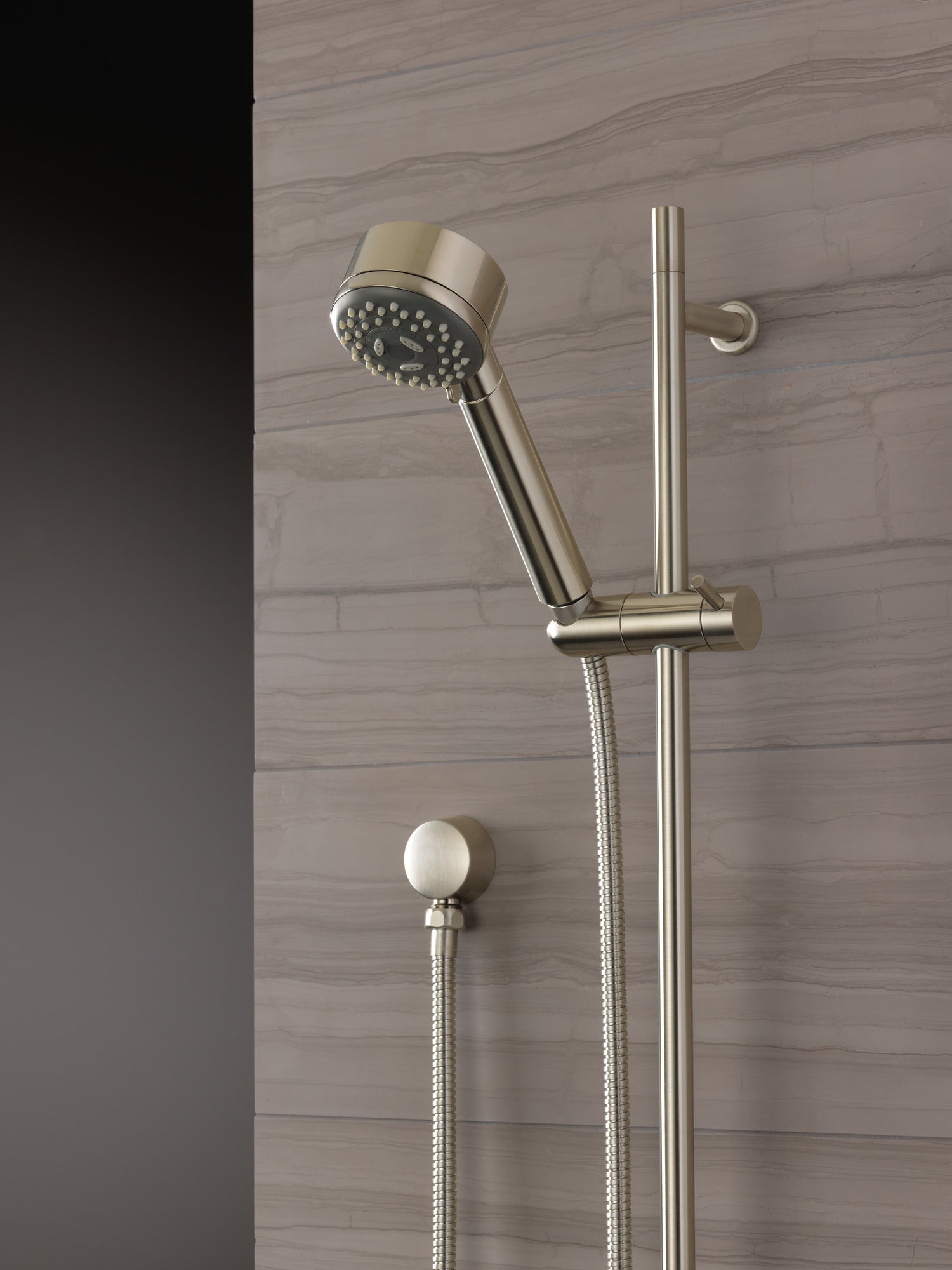 brushed nickel hand shower