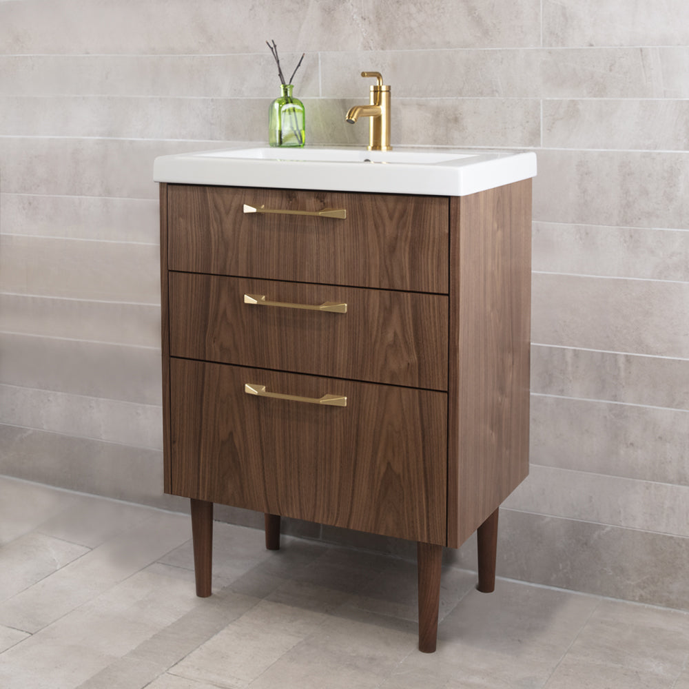 natural walnut vanity