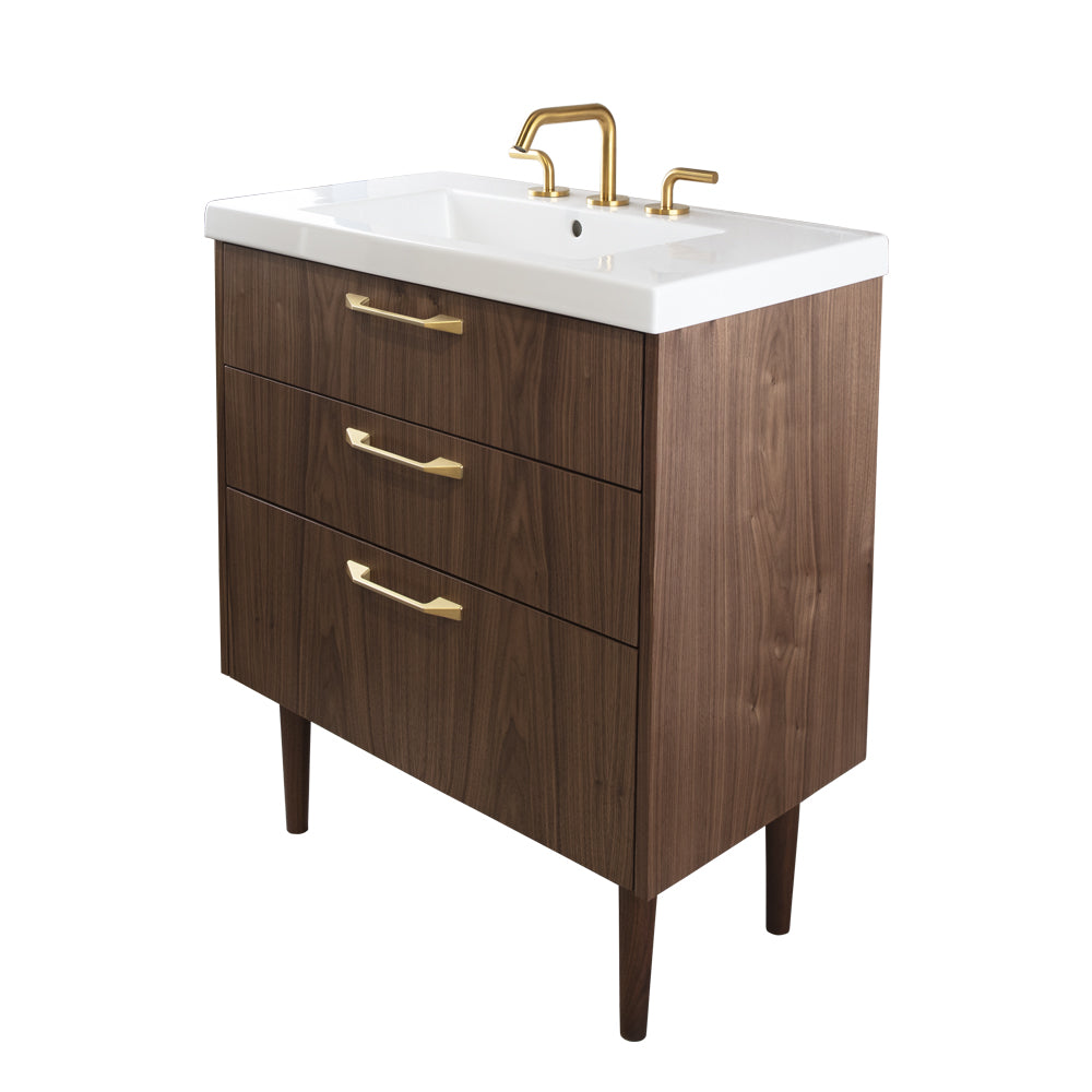 natural walnut vanity