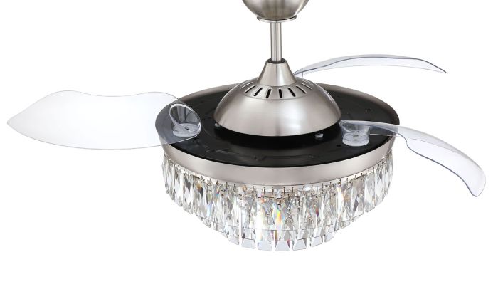 brushed polished nickel ceiling fans