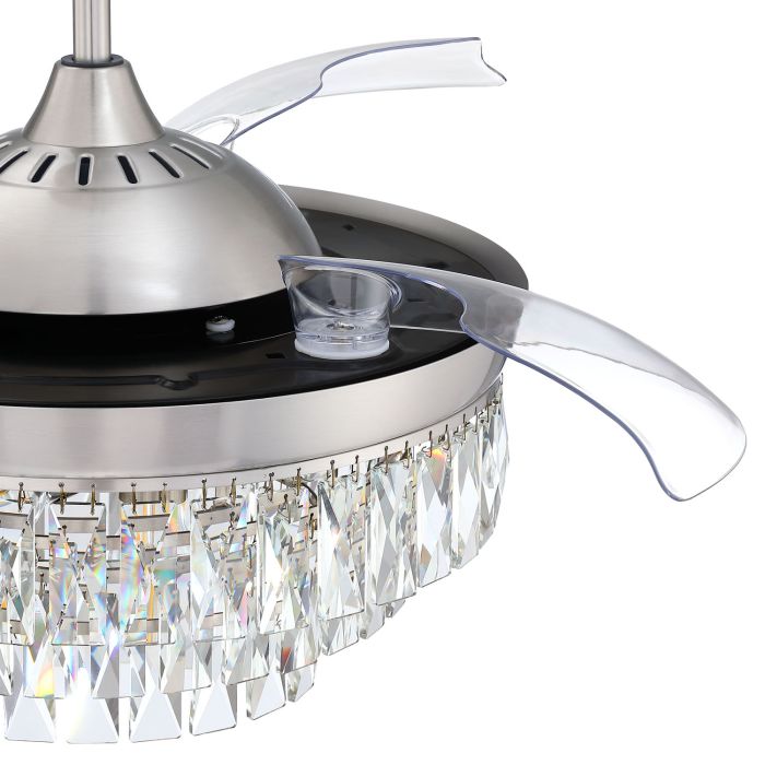 brushed polished nickel ceiling fans