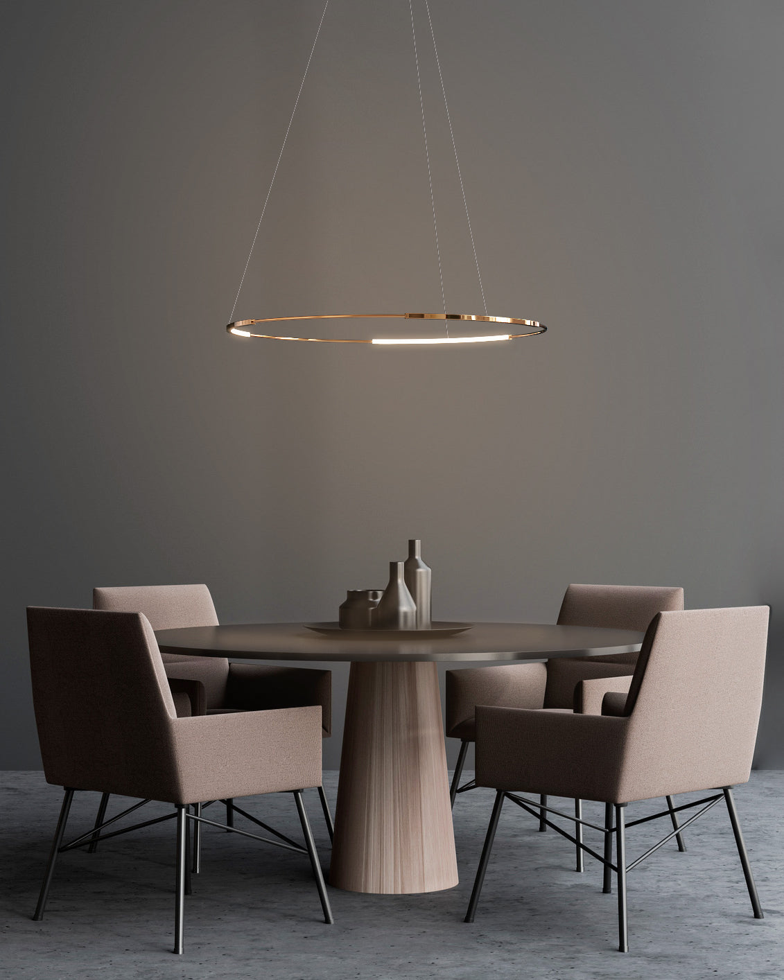 rose cooper chandelier