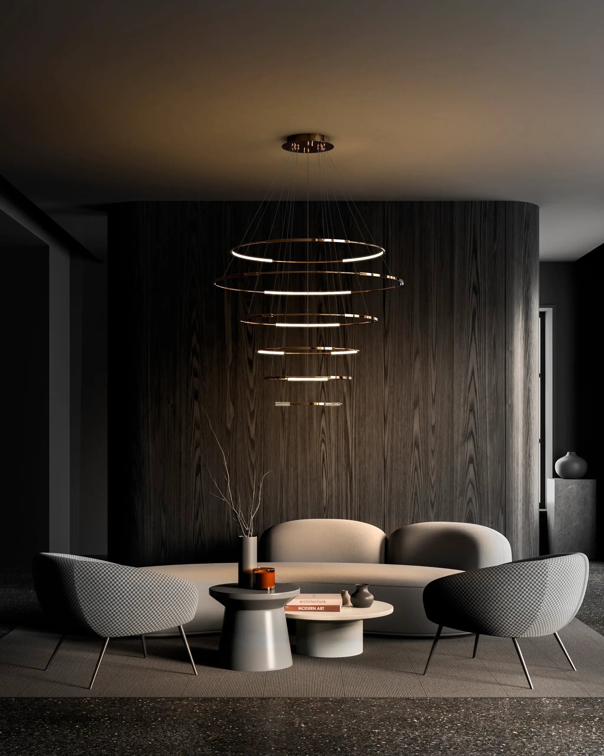 rose cooper chandelier