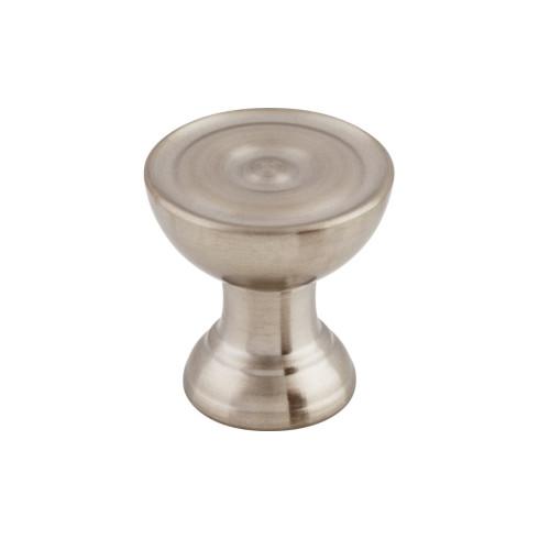 brushed stainless steel knob