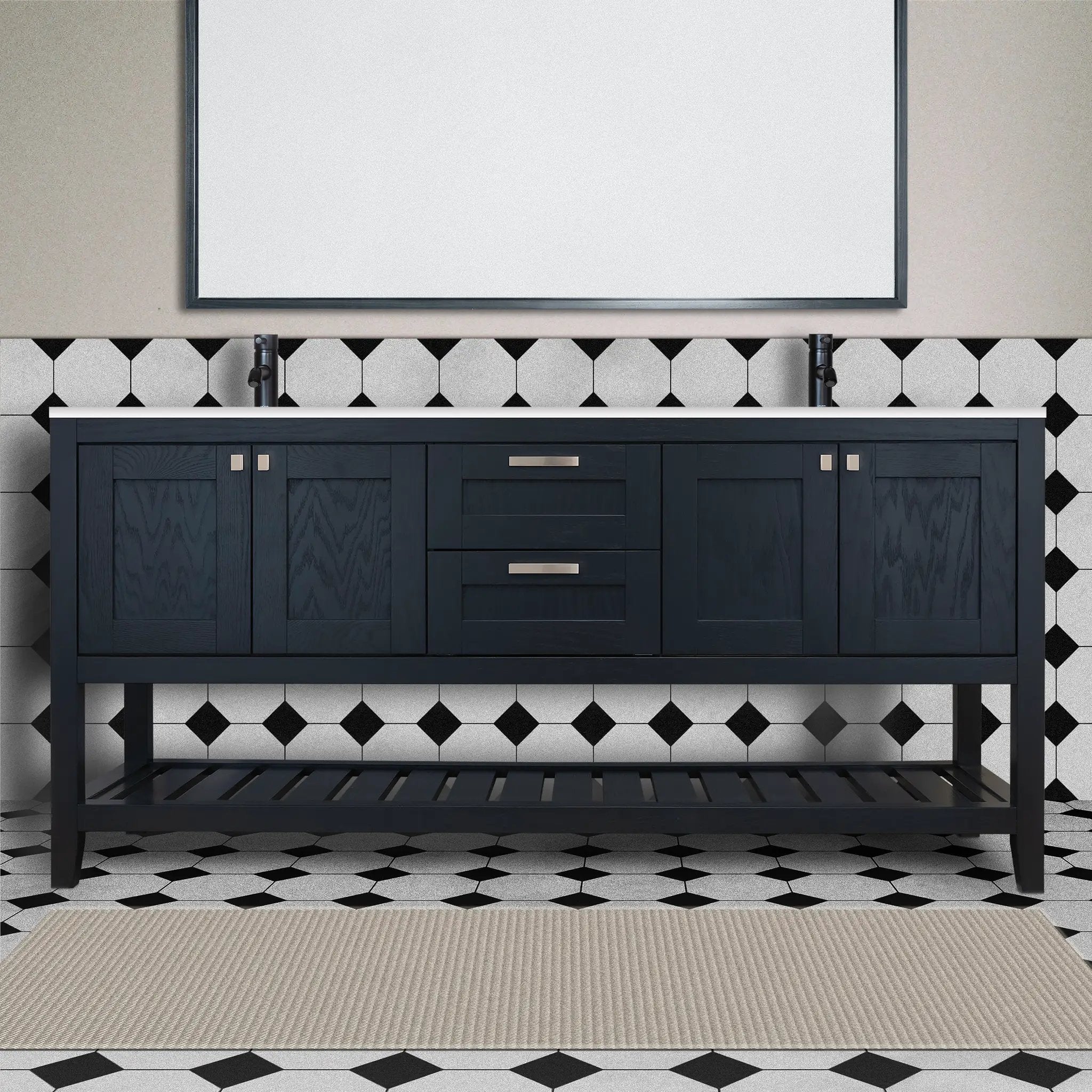 ash gray  vanity