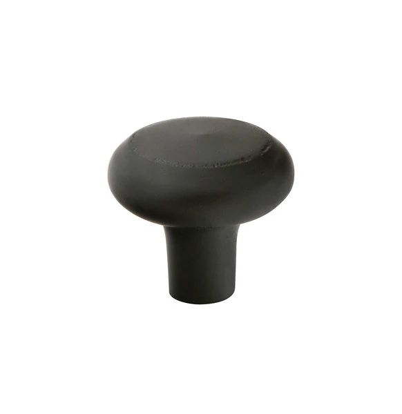 flat black bronze cabinet knob