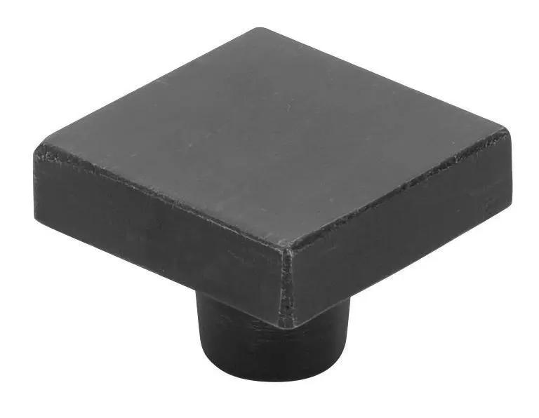 flat black bronze cabinet knob