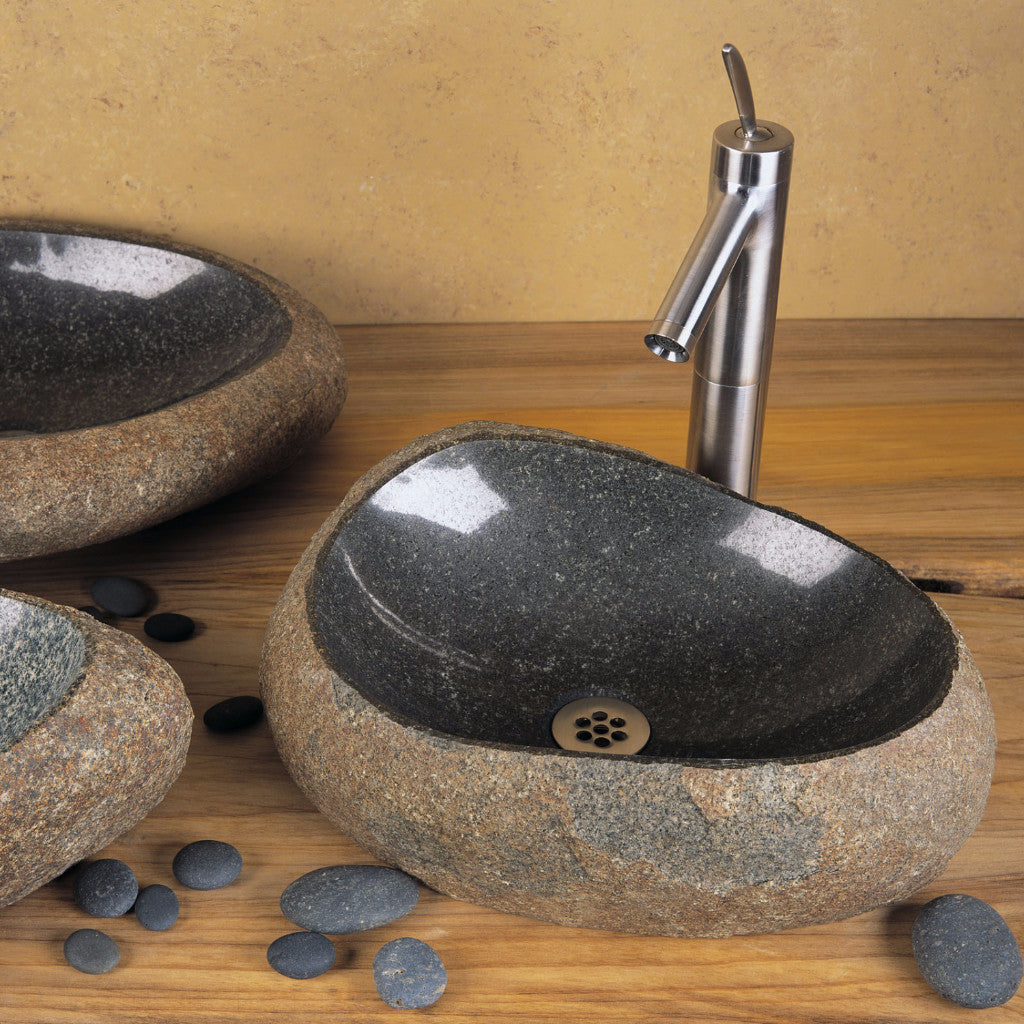 granite boulder sink